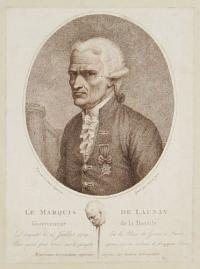 Le Marquis de Launay. Gouverneur de la Bastile.