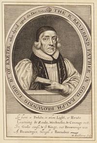 The Reverend Father in God, Ralph Brownrig Lord B.p of Exeter, who dyed aged 67. Dec: 7 1659.