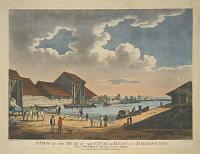 A View at the Head of the Canal or Bason at Paddington. 1360 Feet long by 95 Feet wide.