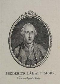 Frederick Ld. Baltimore.  From an Original Painting.