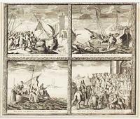 [James II intercepted at Faversham; embarking at Rochester; arriving in Ambleteuse; and riding from Boulogne to Paris]