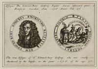 [Medallion depicting Sir Edmund Berry Godfrey and his murder]