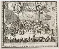 [Assembly presided over by William III, with vignette of the House of Lords top centre]