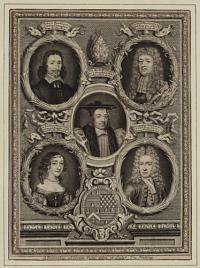 [Five portraits of the Rawlinson family]