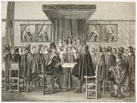 [Charles II issuing the declaration of Breda, 1660]