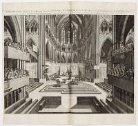[Westminster Abbey before the coronation of James II]