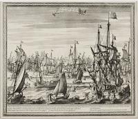 [Departure of Marry II from Holland.] Vetrek van haar Koning lyke Hoogheid Mevrouw de Prinses van Oranjen uit Holland den 20 Februar 1689.