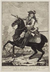 Iean Lord Cutts, Baron de Gowran, Colonel des Gardes angloises, et Lieutenant General des Arme&eacute;s de la Reine, Capitaine General et Governeur de l'Isle de Wight Con&ecirc;table du Chateau Royale de Carisbrooke &c, &c.
