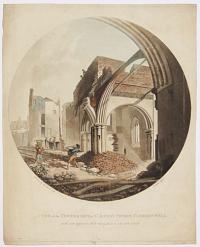 A View of the Tower and Arch of St James's Church, Clerkenwell,