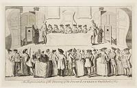 The Representation of the Drawing of the State-Lottery at Guildhall, 1763.