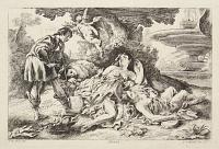 [Sleeping women observed by passing man]