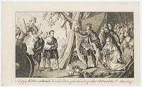 A Copy of Mr Pines 100 Pounds Premium Picture of the Surrender of Calais to Edward the 3rd Anno 1347.