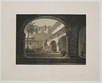 Cloitre du Couvent de S.ta Maria di Jesus a Palerme.