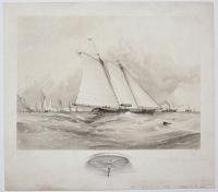 [Schooner Yacht America off Dunnose Isle of Wight.]