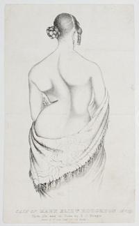 Case of Mary Eliz.th Houghton AE.t 19. From life and on Stone by R:C: Bridges.