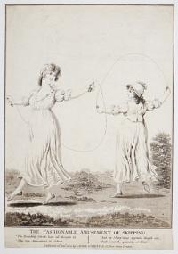 The Fashionable Amusement of Skipping.
