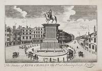 The Statue of King Charles the Ist at Charing Cross, London.