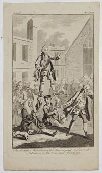 [Lord North] The Premier distributing the Loaves and Fishes to the Labourers in his Vineyard May 9 1772.