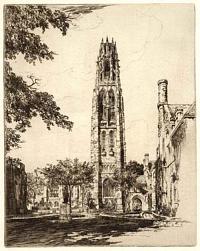 [Harkness Memorial Library. Yale.]