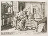 [Saint Augustine reading]