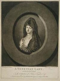 A Venetian Lady in the Sindall Dress. In the Collection of John Taylor Esqr.