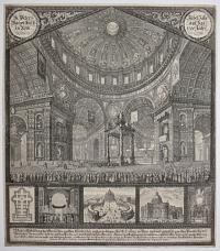 St. Peters Haupt-Kirch in Rom. J&uuml;bel Jahr auf das 1700 Jahr.