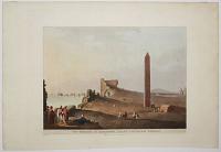 The Obelisks at Alexandria, Called Cleopatra's Needles.