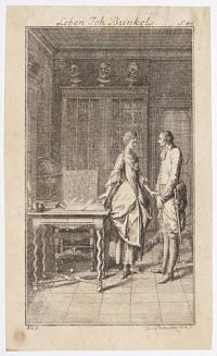 [Illustration to German translation of 'The Life of John Buncle' by Thomas Amory]
