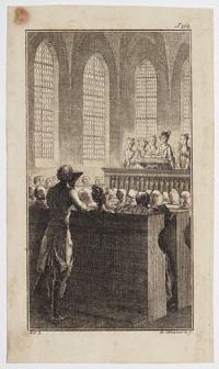 [Illustration to German translation of 'The Life of John Buncle' by Thomas Amory]