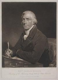 Revd. George Burder,  Secretary of the Missionary Society. Author of Village Sermons &c.