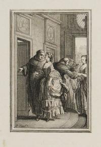 [Illustration to a fable by La Fontaine]
