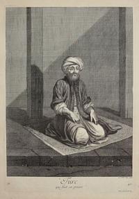 [Turk at prayer]