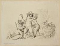 [Bacchus, putti and a satyr.]