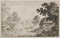 [Landscape with river and church]