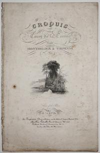 Croquis du Cours de la Tamise par Monthellier & Tirpenne.