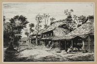 [Rue, Ville de Japon.]