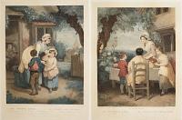 The Family Dinner at The Cottage Door. [&] Tenderness persuading Reluctance at The School Door.