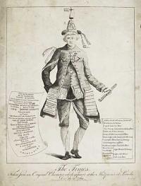 The Times Taken from an Original Character which appeared at the Masquerade at Lincoln Dec.r the 21.st 1769.