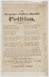 The Shropshire Colliers Humble Petition.