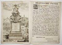 Prospectus Locorum Urbis Rom&aelig; Insic&ntilde;. Inventore Matth&aelig;o Gregorio de Rubeis Romano.