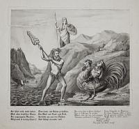 [Napoleon Riding a Cockerel.]