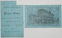 Free Omnibus Niagara House. Open Summer and Winter, Niagara Falls, N.Y.