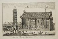 Inside of the Temple Jugangu in the Province of Peking.