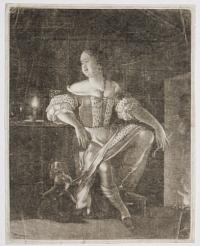 [Woman Smoking a Pipe.]