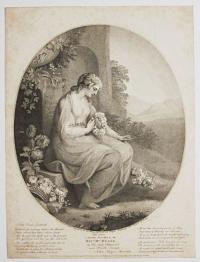 [Woman Making a Garland.]