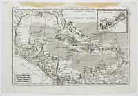 Les Isles Antilles et le Golfe du M&eacute;xique.