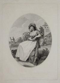 [Young Woman Spinning.]