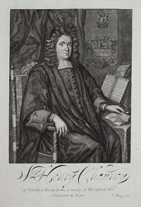 Sr. Henry Chauncy of Yardley-Bury in the County of Hertford Kn.t Serjeant at Law.