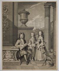 [Thomas Coningsby, 1st Earl Coningsby, with his daughters Frances and Margaret.]