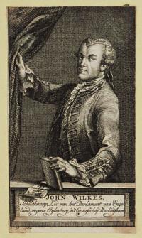 John Wilkes, Schildknaap, Lid van het Parlement van Engeland, wegens Aylesbury, in't Graaschap Buckingham.